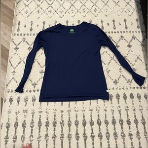 Navy blue underscrub top